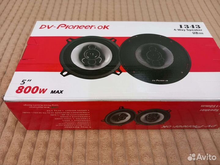 Автомобильные колонки pioneer 13см