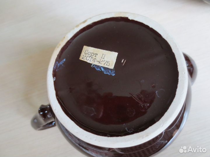 Керамика, чайник и вазы пакетом. СССР