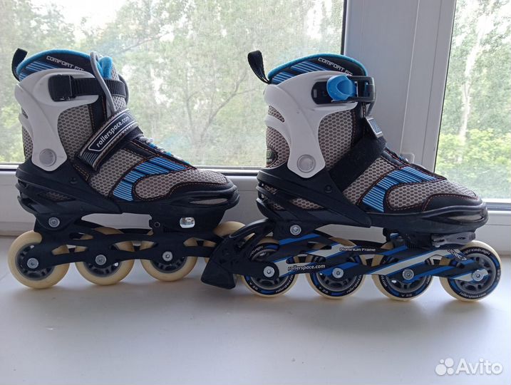 Роликовые коньки детские раздвижные 33 36