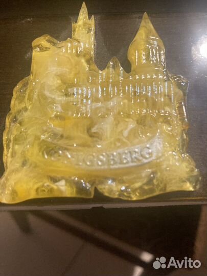 Янтарные шахматы из Калининграда