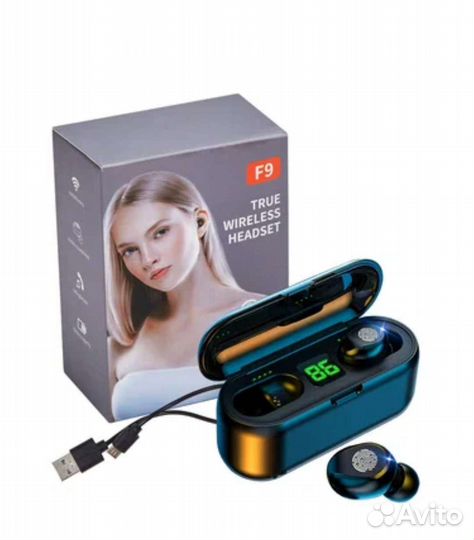 Продам новые наушники F9 TWS 5.1