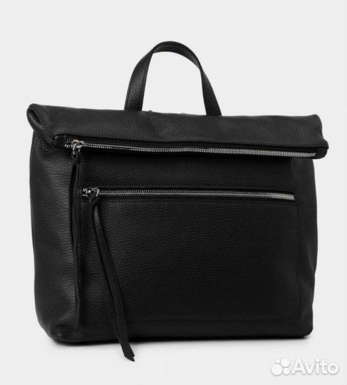 Сумка-рюкзак Gianni Chiarini черная кожа