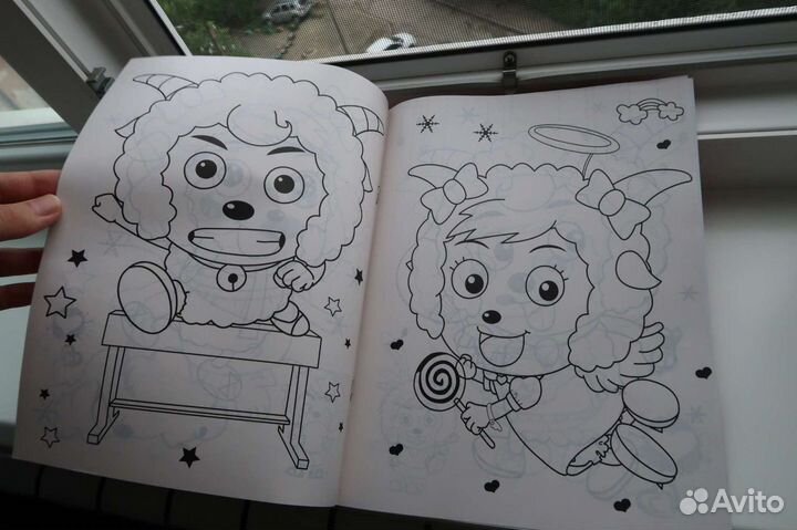 Цветная бумага, раскраска