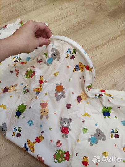 Хлопковая накидка для кормления