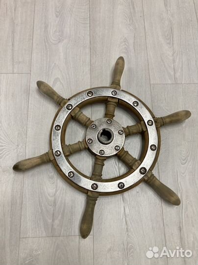 Штурвал судовой старинный
