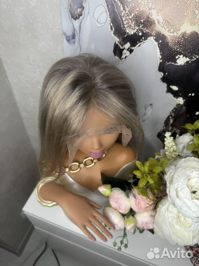 Парик система из натуральных волос