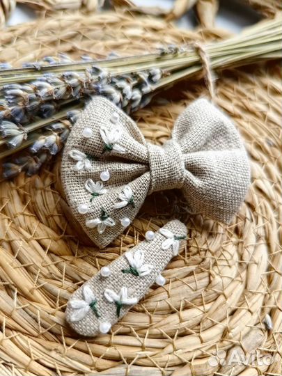 Заколки клик клак ручной работы