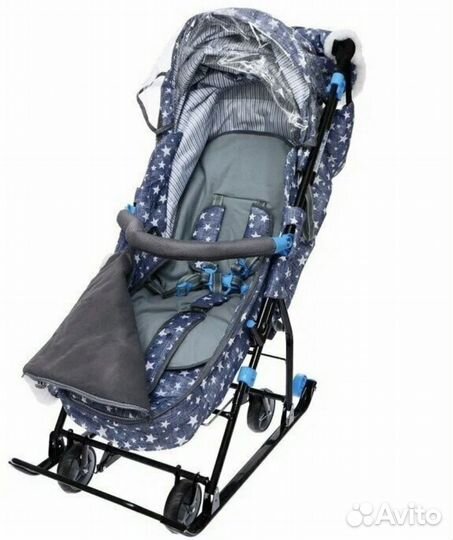 Санки коляска nika kids