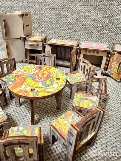 Домик деревянный для кукол