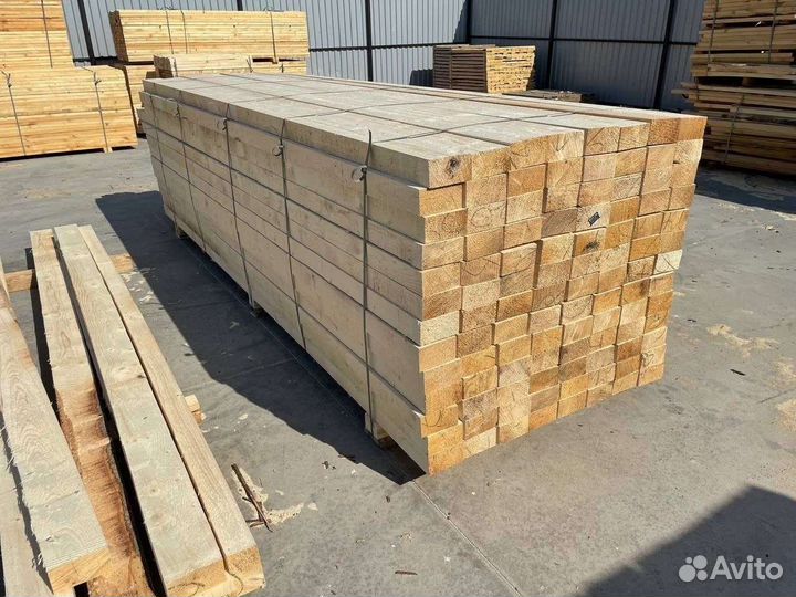 Брус обрезной 100х100х6000мм