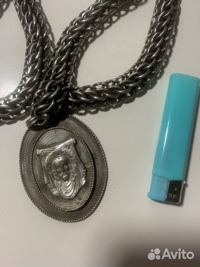 Уникальная цепь с кулоном Спаси и сохрани