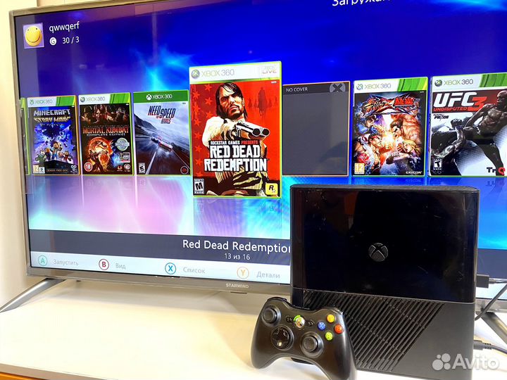 Xbox 360E 250gb прошитый freeboot