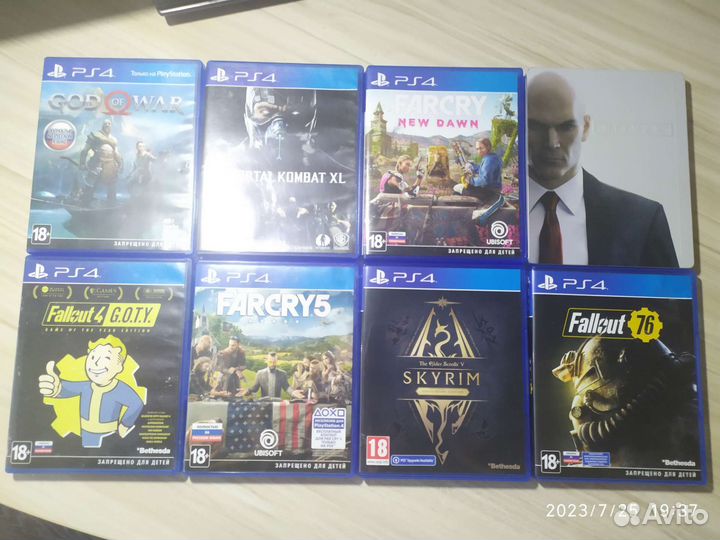 Диски на ps4