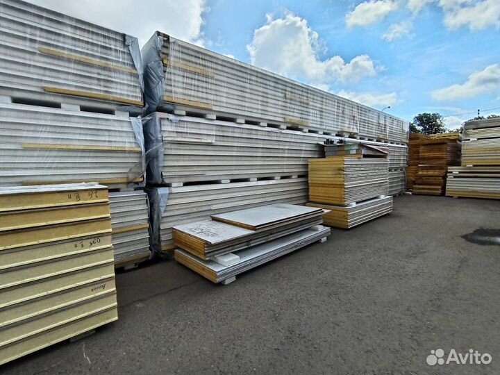 Сэндвич-панели 40000 м2 в наличии
