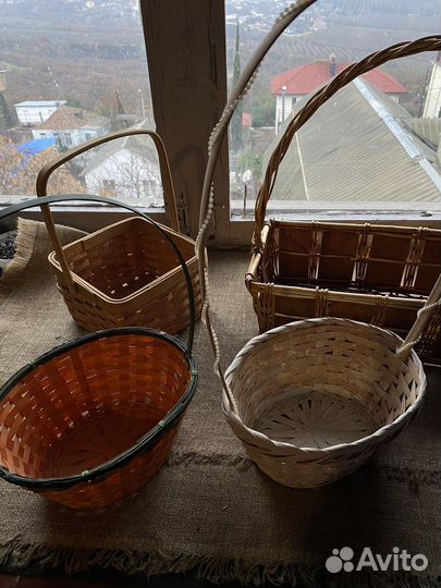 Корзины плетеные