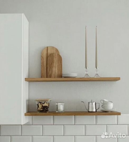 Полка настенная дуб Factuure