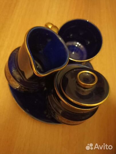 Набор посуды ретро cobalt кобальт Польша