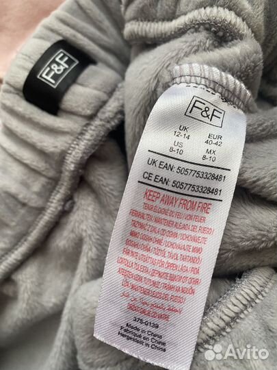 Утепленные брюки F&F