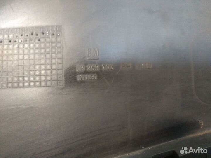 Накладка консоли правая Opel Astra J хэтчбек 5дв