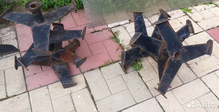 Плуг, фрезы, переходники мотоблок Нева