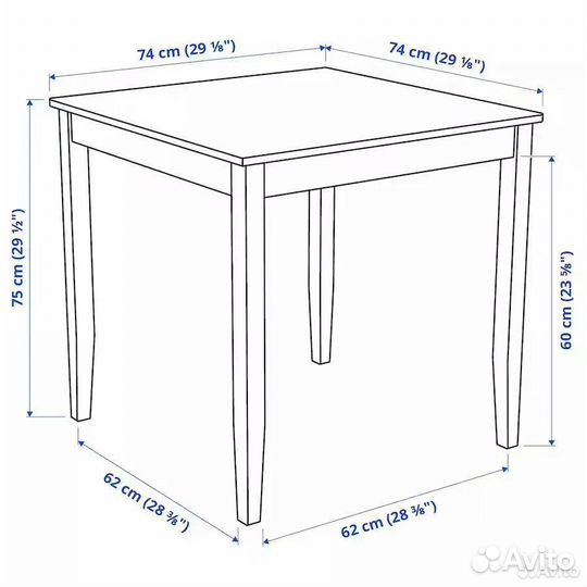 Стол кухонный IKEA бу