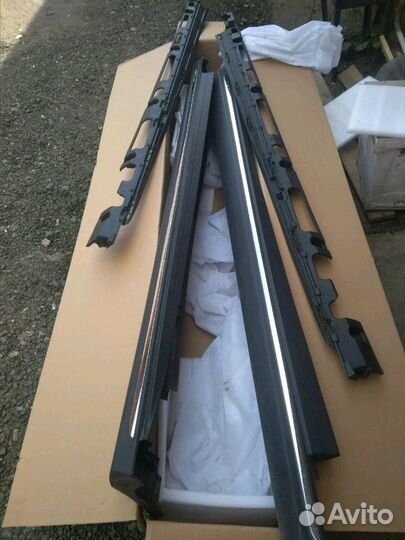 Мерседес ML 166 накладки порогов