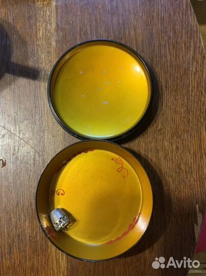 Шкатулка с хохоломской росписью СССР