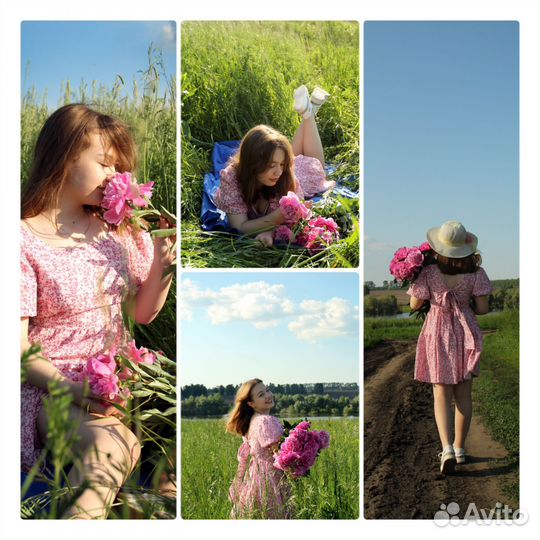 Фотосессия с пионами