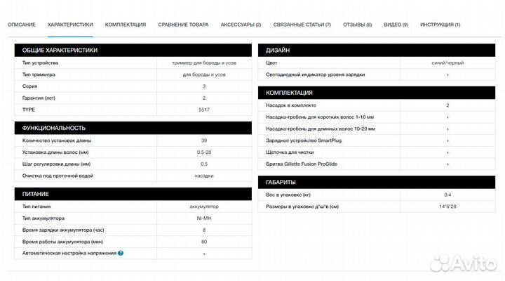 Триммер Braun BT3240 + Бритва Gillette