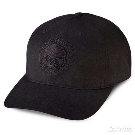 Кепка harley davidson skull snapback
