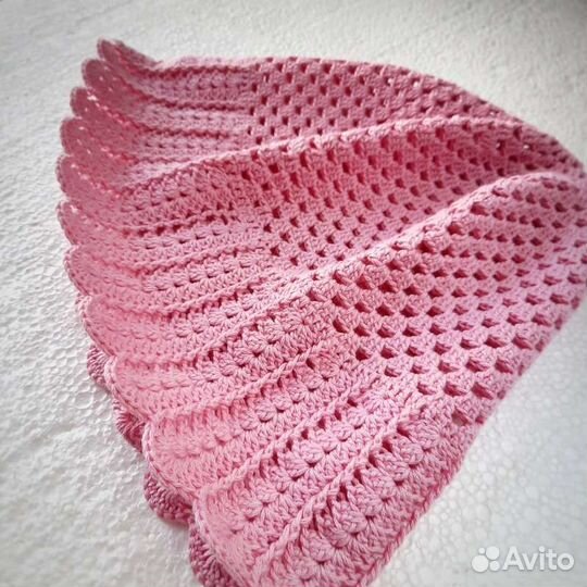 Панама детская вязаная