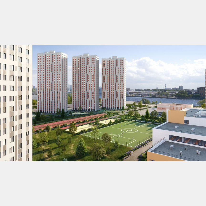 1-к. квартира, 34,7 м², 6/25 эт.