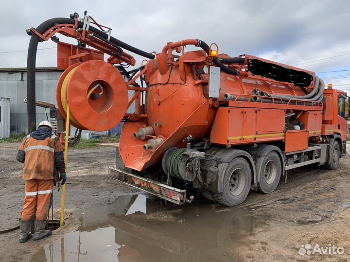 Прочистка канализации Гидродинамическая прочистка