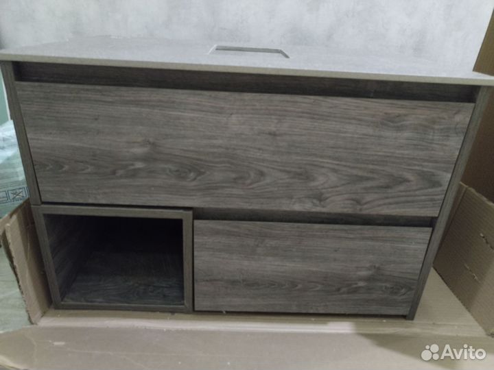 Тумба в ванную Stworki Карлстад дуб рошелье