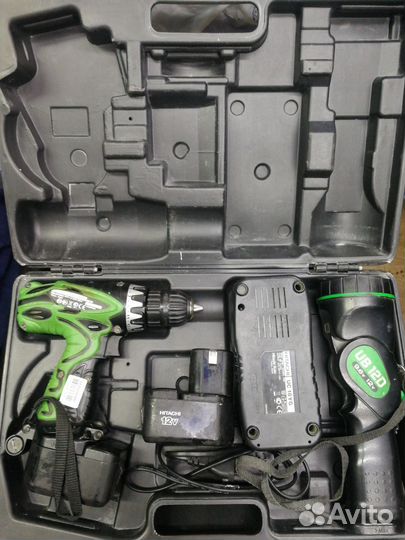 Шуруповерт Hitachi Ds12Dvf3 С Сзу