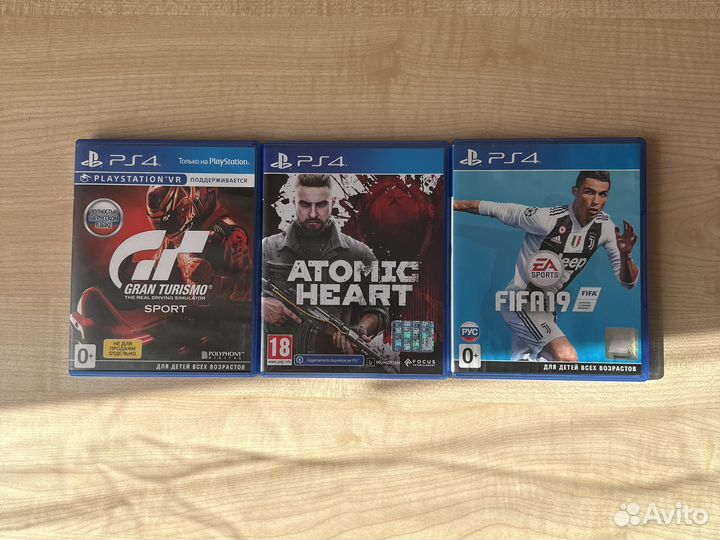 Игры на дисках PlayStation 5 и 4