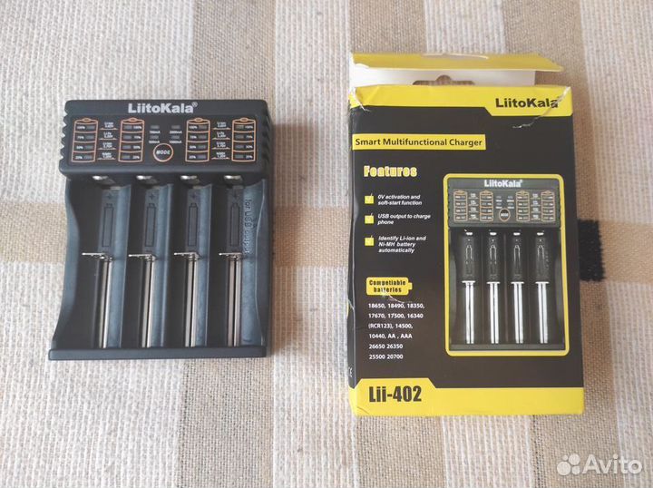 Универсальное зу liitokala lii-402