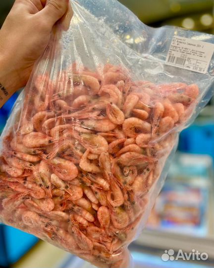 Креветки северные 250+ за 2 кг