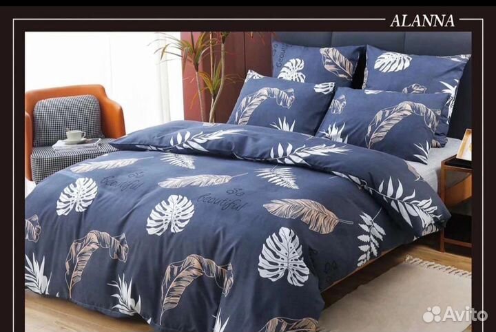 Постельное белье сатин евро на резинке