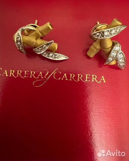 Серьги и кольцо Carrera Y Carrera оригинал