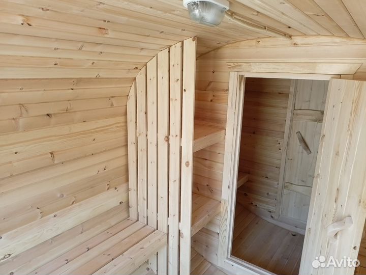 Баня бочка под ключ