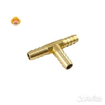 Тройник латунный для самогонного аппарата, 10 мм