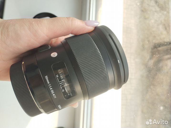 Объектив Sigma art Canon 50 mm 1,4
