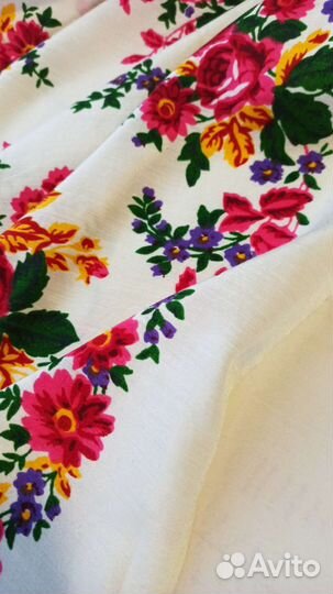 Скатерть винтаж хлопок