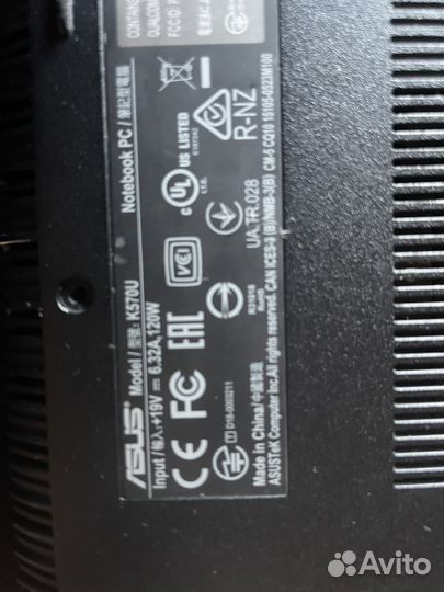 Ноутбук asus