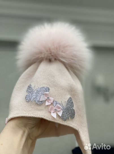 Шапка и шарф для девочки