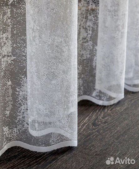 Тюль мрамор