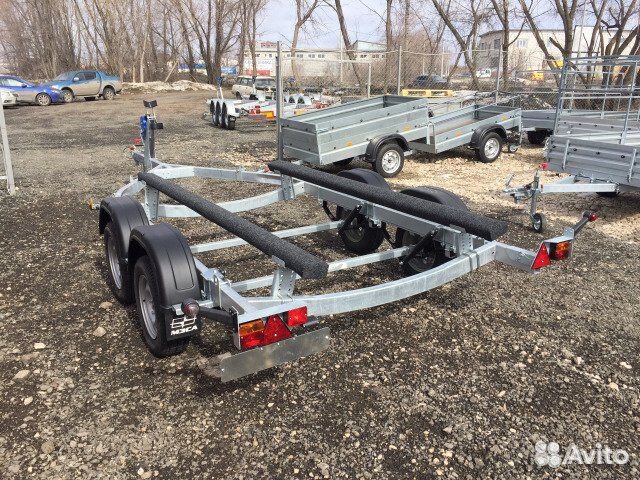 Лодочный прицеп двухосный Мзса 6 метров