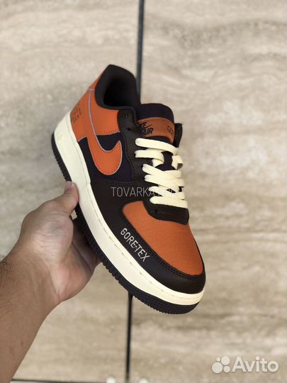 Кроссовки Nike Air Force 1 Gore-Tex Orange Brown