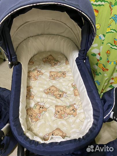 Коляска 2 в 1. Мягкий надежный внедорожник